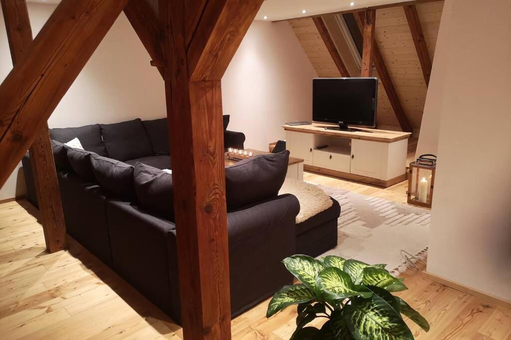 Ruhig Gelegene, Top Moderne Ferienwohnung - Hot Tub Und Sauna Gegen Aufpreis Neuhaus an Der Eger Esterno foto